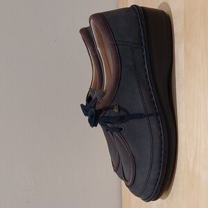 Finn Comfort Olive Nubuck Leather Casual Shoes